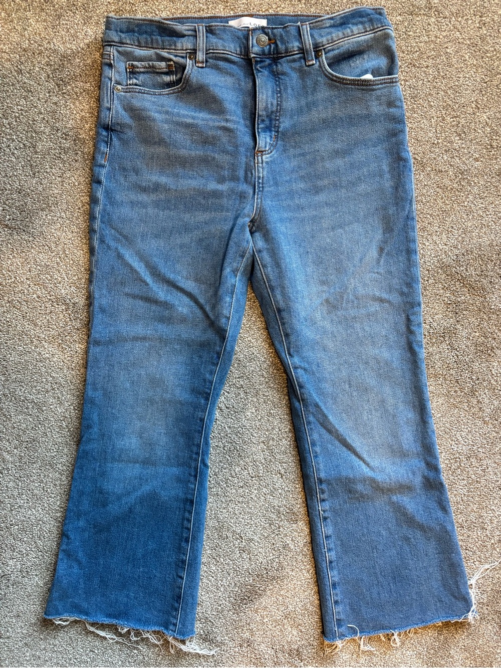 Loft Kick Crop Denim Jeans